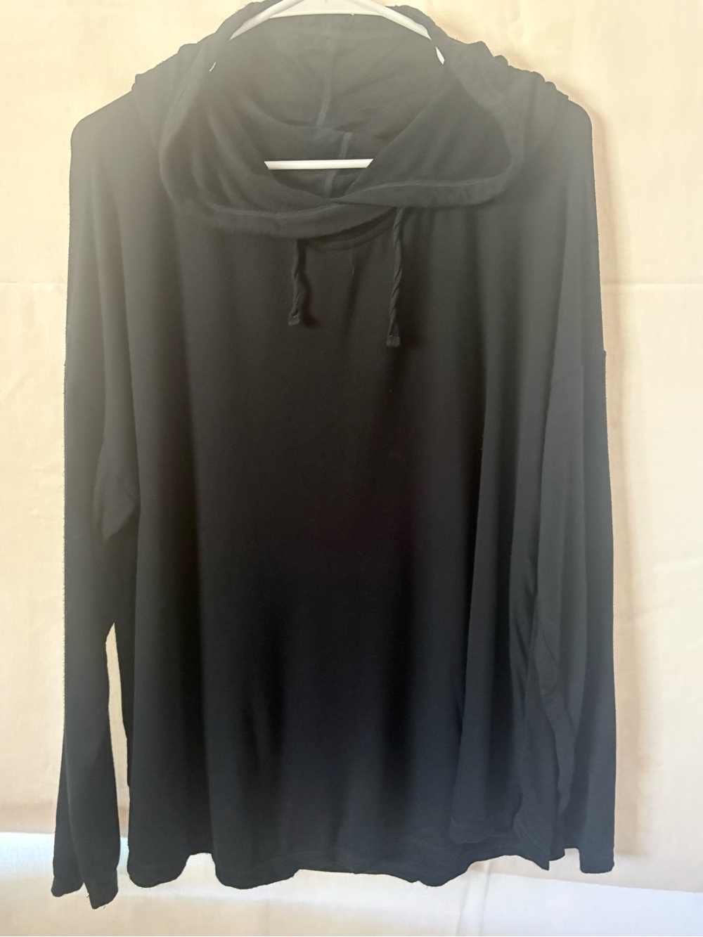 Gilligan & O'Malley Black Hooded Lounge Top